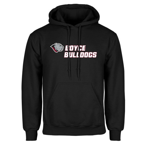 Black Fleece Hoodie-Boyce Bulldogs w Bulldog Head