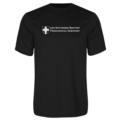 Black Performance Tee-Primary Mark