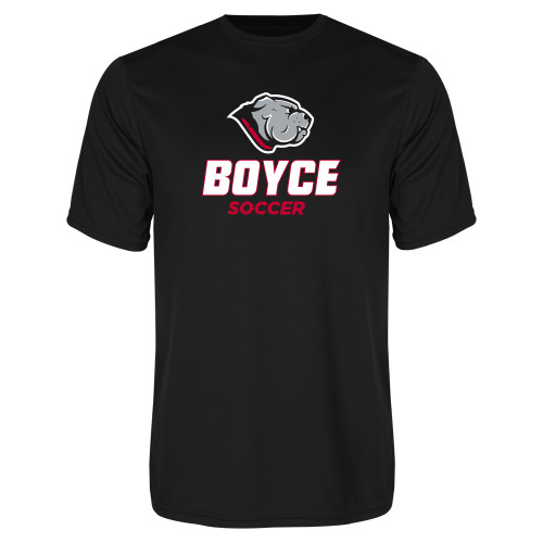 Black Performance Tee-Soccer