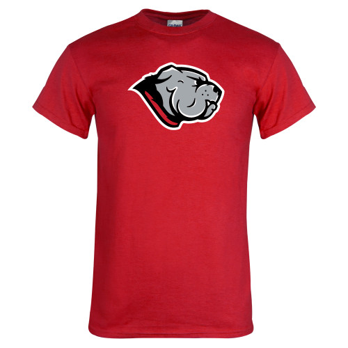 Red T Shirt-Bulldog Head