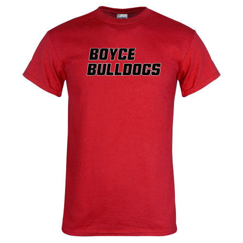Red T Shirt-Boyce Bulldogs