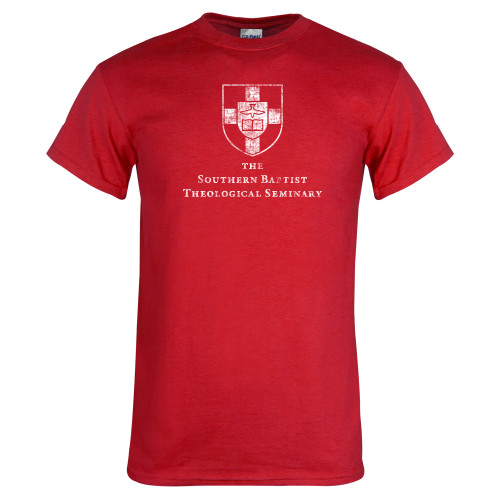 Red T Shirt-Primary Mark Distressed