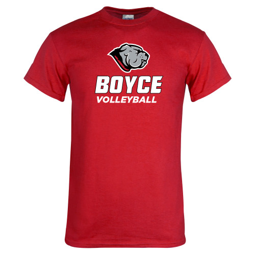 Red T Shirt-Volleyball