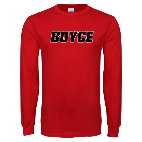 Red Long Sleeve T Shirt-Boyce