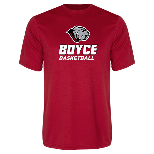 Red Performance Tee-Basketball