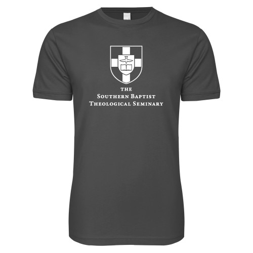 Next Level Charcoal SoftStyle T Shirt-Primary Mark Vertical