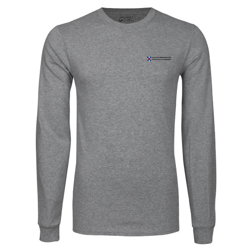 Grey Long Sleeve T Shirt-Primary Mark