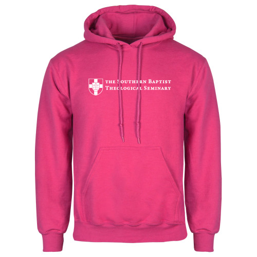 Womens Fuchsia Fleece Hoodie-Primary Mark