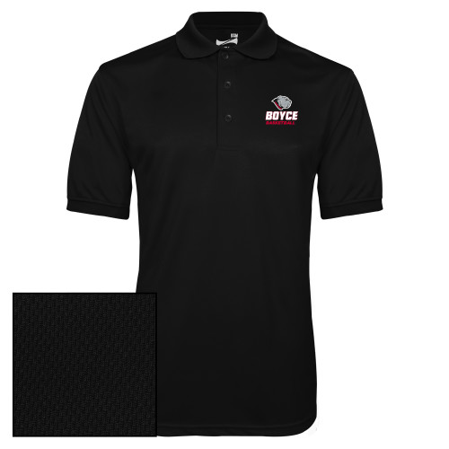 Black Dry Mesh Polo-Basketball