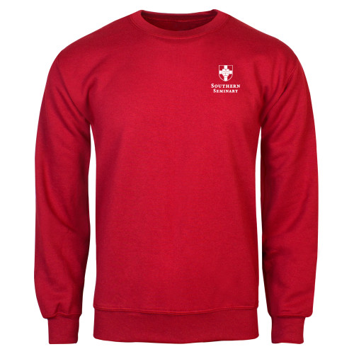 Red Fleece Crew-Southern Seminary Vertical