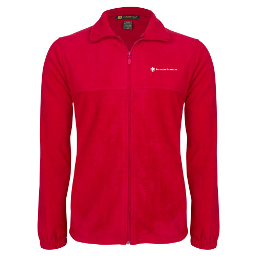 Red Fleece Full Zip Jacket-Southern Seminary Flat