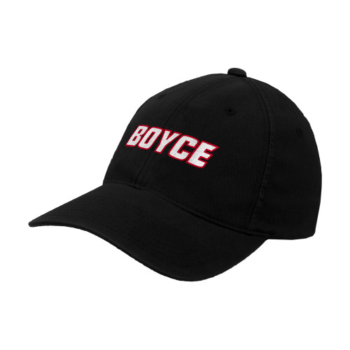 Black Flexfit Structured Low Profile Hat-Boyce