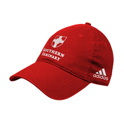Adidas Red Adjustable Washed Slouch-Southern Seminary Vertical