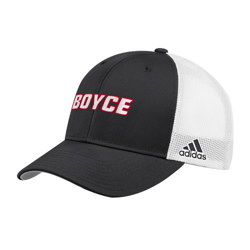Adidas Black Structured Adjustable Mesh Hat-Boyce