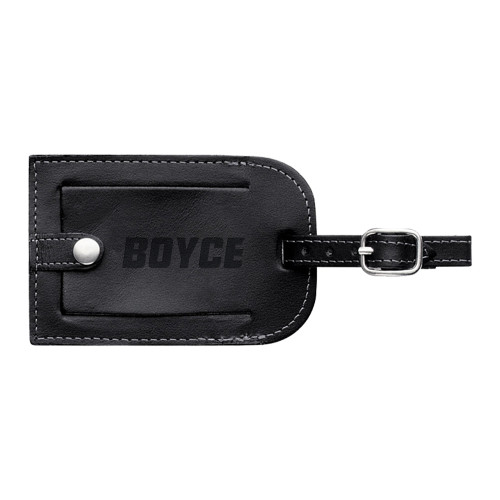 Millennium Leather Luggage Tag-Boyce Engraved
