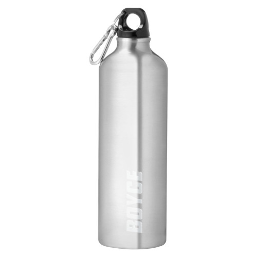 Venture Aluminum Silver Bike Bottle 26oz-Boyce Engraved