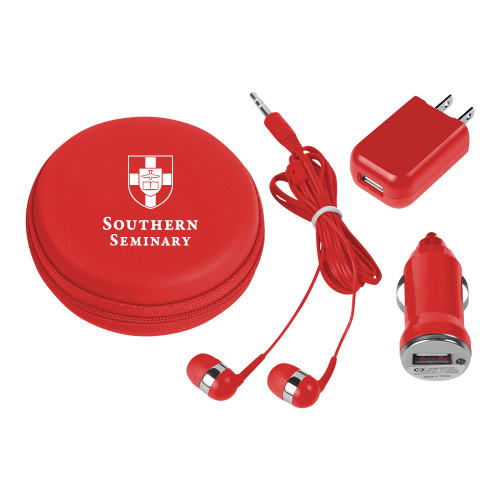 3 in 1 Red Audio Travel Kit-Southern Seminary Vertical