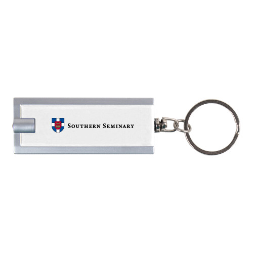 Turbo White Flashlight Key Holder-Southern Seminary Flat