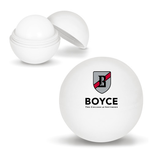 White Lip Moisturizer Ball-Boyce Primary Mark Vertical