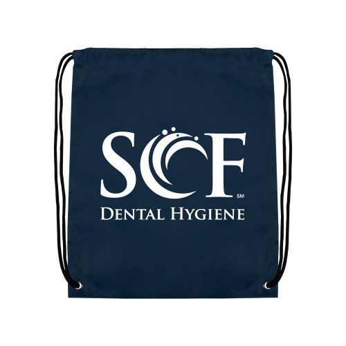 Navy Drawstring Backpack - SCF Dental Hydiene