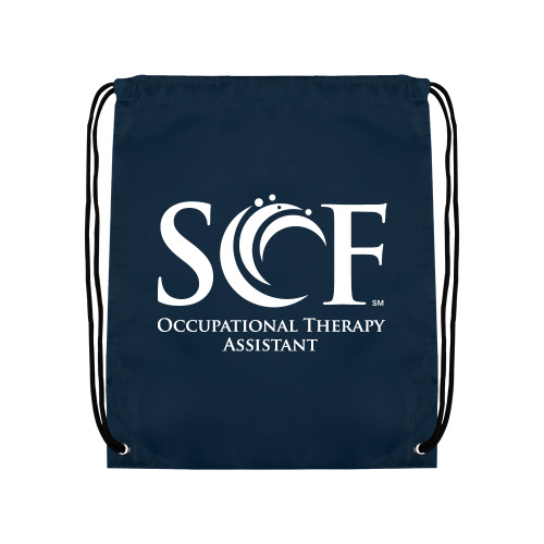  Navy Drawstring Backpack - SCF Occupational Therapy Assistant