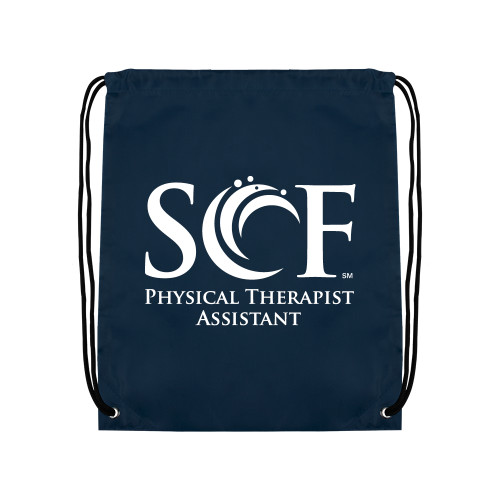  Navy Drawstring Backpack - SCF Physical Therapist Assistant