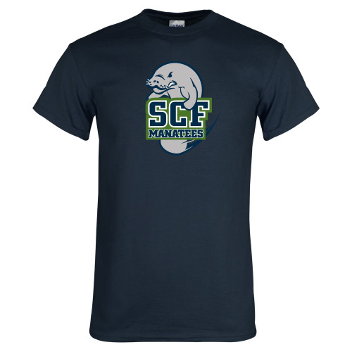  Navy T Shirt - SCF Manatees