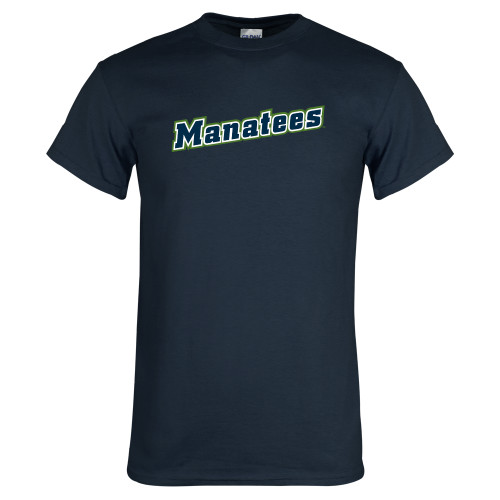  Navy T Shirt - Manatees