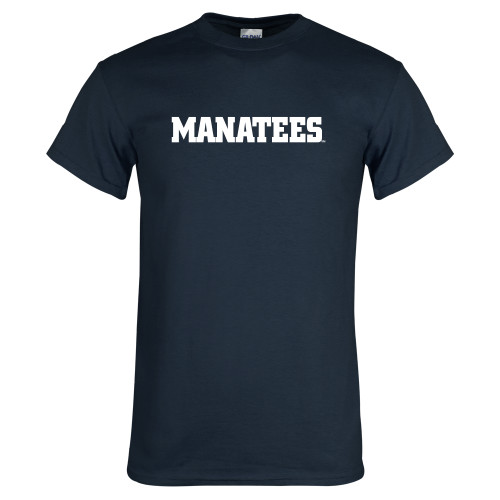  Navy T Shirt - Manatees