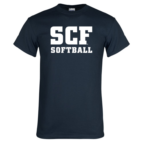  Navy T Shirt - SCF - Softball