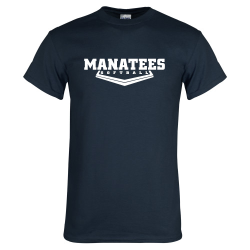  Navy T Shirt - Manatees Softball