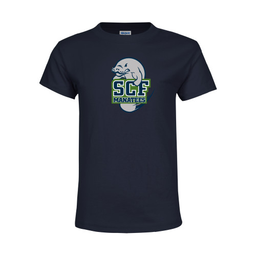  Youth Navy T Shirt - SCF Manatees