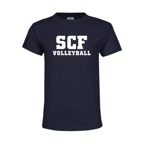  Youth Navy T Shirt - SCF - Volleyball