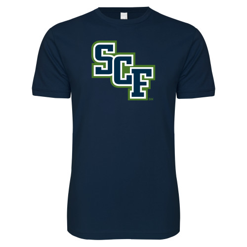  Next Level Navy SoftStyle T Shirt - SCF