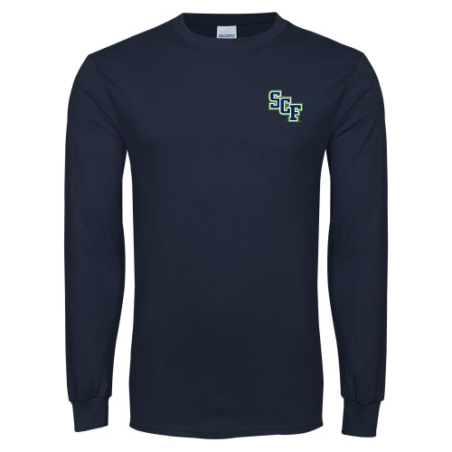  Navy Long Sleeve T-Shirt - SCF