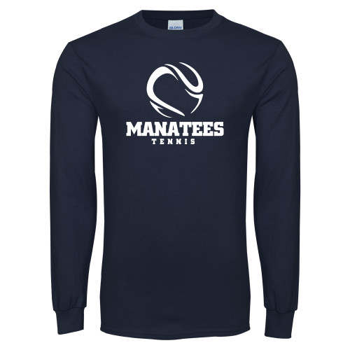  Navy Long Sleeve T-Shirt - Manatees Tennis