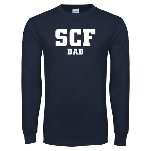  Navy Long Sleeve T-Shirt - SCF - Dad
