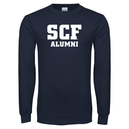  Navy Long Sleeve T-Shirt - SCF - Alumni