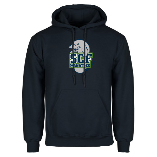  Navy Fleece Hoodie - SCF Manatees