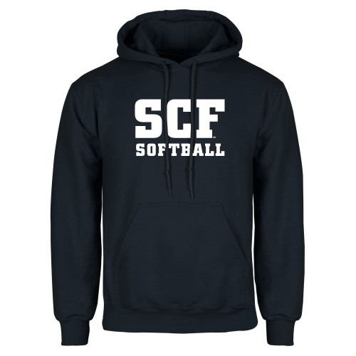  Navy Fleece Hoodie - SCF - Softball