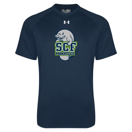  Under Armour Navy Tech Tee - SCF Manatees