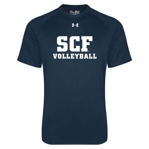  Under Armour Navy Tech Tee - SCF - Volleyball