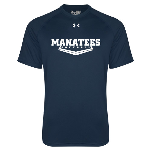 Under Armour Navy Tech Tee - Manatees Softball