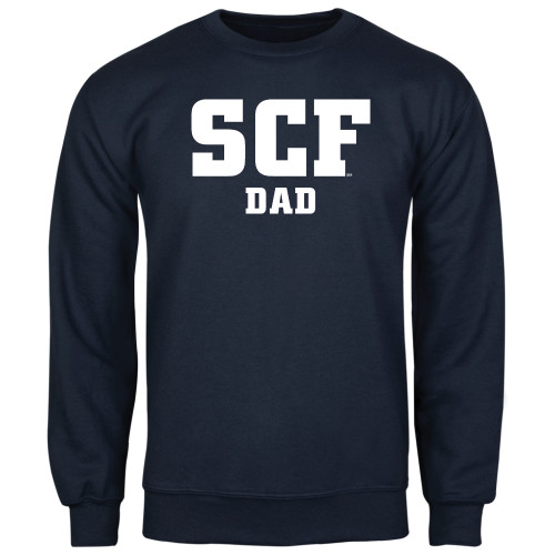  Navy Fleece Crew - SCF - Dad