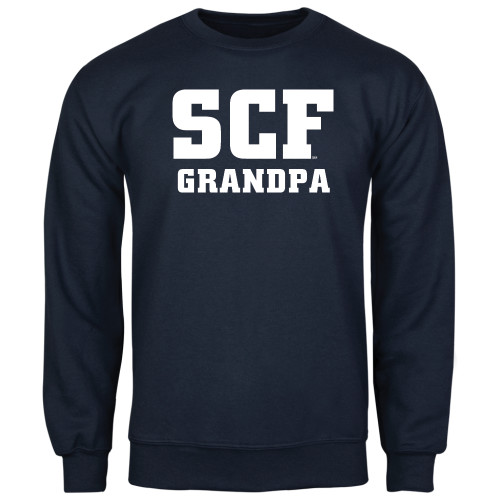  Navy Fleece Crew - SCF - Grandpa