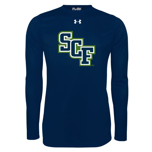  Under Armour Navy Long Sleeve Tech Tee - SCF