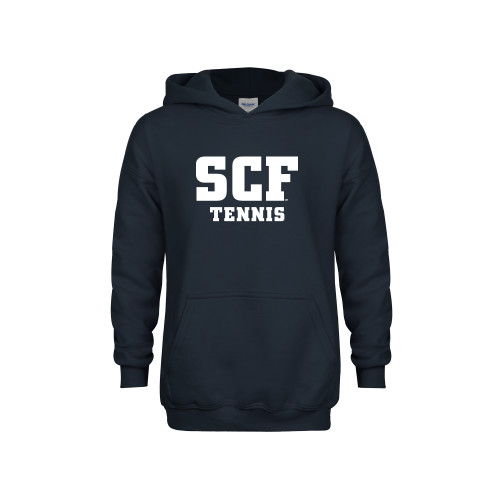  Youth Navy Fleece Hoodie - SCF - Tennis