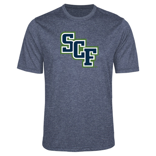  Navy Heather Performance Contender Tee - SCF