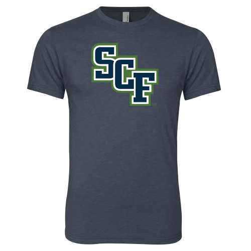  Next Level Navy Triblend Tee - SCF