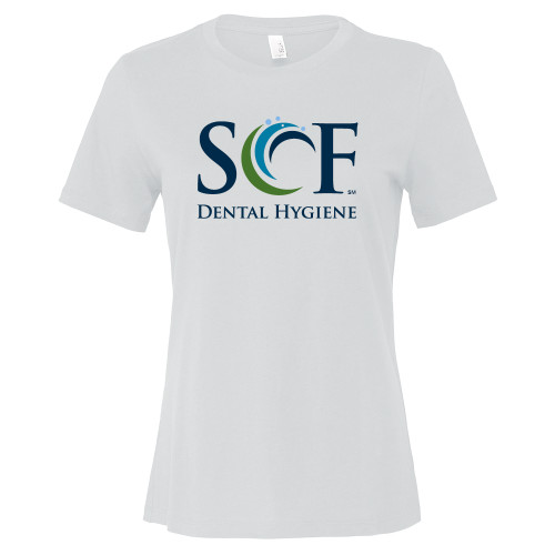 Main Image for  Bella + Canvas Womens White Relaxed Cotton T Shirt